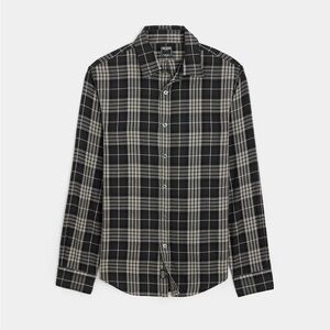 Todd Snyder black plaid shirt